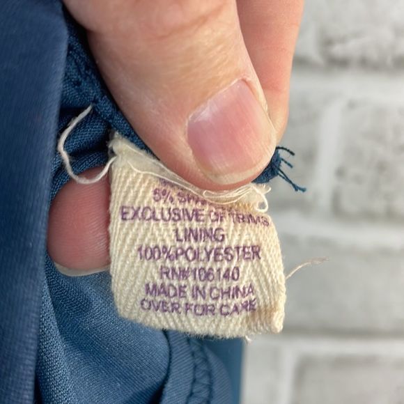 Altar’d State Sheer Sleeveless Flowing Dress Lace Detailing Blue Size Large - Picture 9 of 12